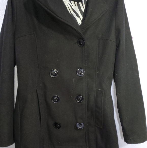 Black Peacoat size L - Picture 3 of 4